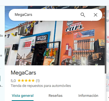 Fachada MegaCars